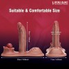 Realistic Thrusting & Vibrating Dildo - 6-in-1 Heated, Suction Cup & Strap-On Adult Toy for Women